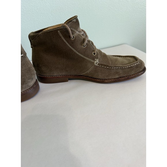 UGG Men\'s via Lungarno Chukka Boots Brown Suede, Moc Toe, Size 10.5
